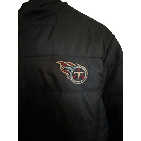 WEAR by Erin Andrews Tennessee Titans Puffer Full-Zip Jacket Coat Women’s M - Picture 3 of 5